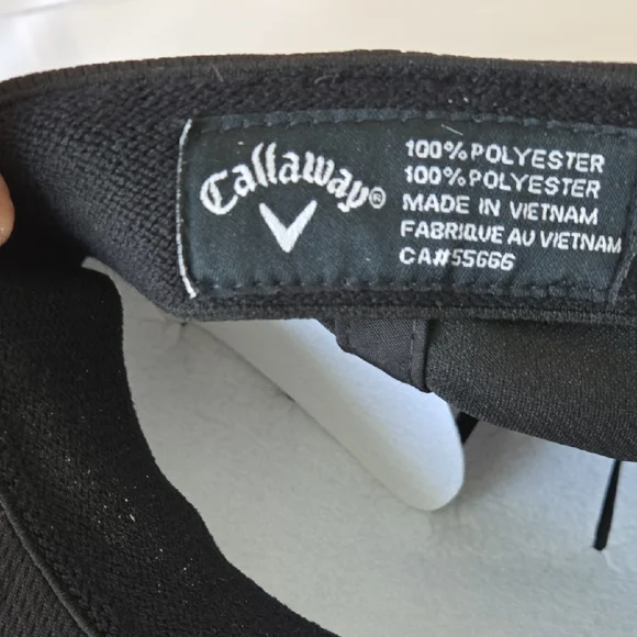 Callaway Black Golf Cap Sz S/M NWT - Picture 6 of 8